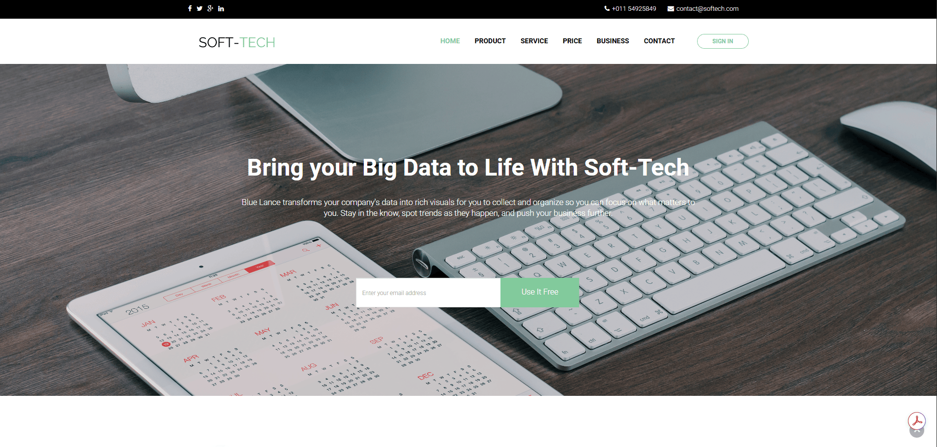Fintech App Web Design